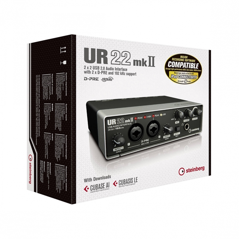 Steinberg UR22 MKII 錄音介面-金聲樂器音響
