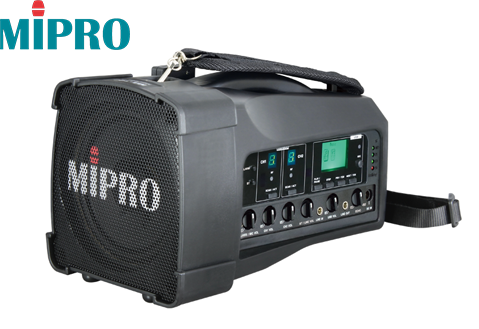 MIPRO MA-100D 雙頻道迷你無線喊話器